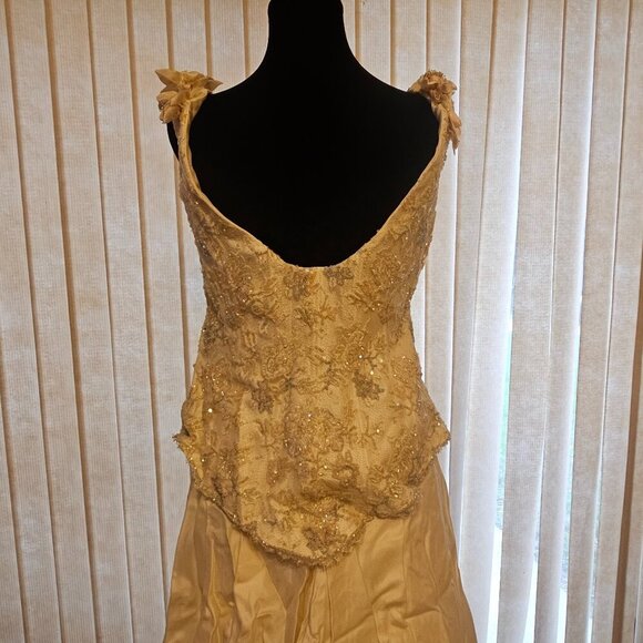 Atelier Aimee Ivory/Blue Wedding Dress 48/12 NWT - Picture 8 of 10